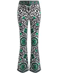 Alice + Olivia - Andrew High Waisted Bootcut Slim Pant - Lyst