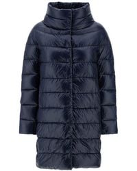 Herno - Bright High-Neck Midi Puffer Jacket - Lyst