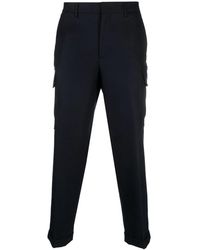 Etro - Wool Blend Cropped Trousers - Lyst