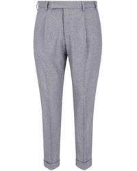 PT Torino - Virgin Wool And Cashmere Trousers - Lyst