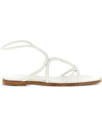 Gianvito Rossi - Leather Flat Sandals - Lyst