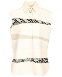 DURAZZI MILANO - Sleeveless Leather Shirt - Lyst