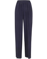Rossopuro - Long Silk Trousers - Lyst
