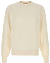 Brunello Cucinelli - Lightweight Cotton Crewneck Sweater - Lyst
