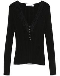 Self-Portrait - V-Necked Sweater - Lyst