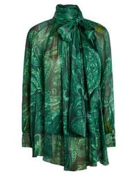Etro - Paisley Silk Shirt - Lyst