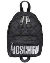 Moschino - Quilted Nylon Backpack - Lyst