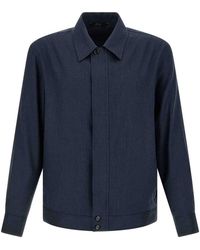 Brioni - Linen Wool Blouson - Lyst