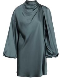 GIUSEPPE DI MORABITO - Satin Mini Dress With Jewel Detail - Lyst