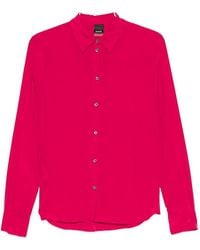 Pinko - Cyclamen Lightweight Silk Classic Shirt - Lyst