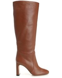 Stuart Weitzman Avenue 85 Block Boot in Black | Lyst