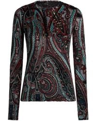 Etro - Suéter Cuello Redondo - Lyst