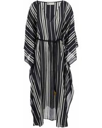 Tory Burch - Striped Silk Kaftan - Lyst