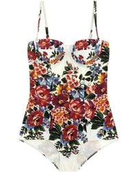 Dolce & Gabbana - Re-Edition 2000 One-Piece Swimsuit - Lyst
