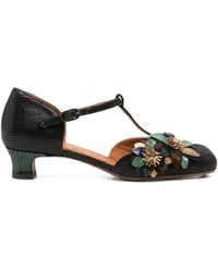 Chie Mihara - Izfera T-Bar Leather Pumps - Lyst