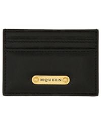 McQueen - Leather Card Holder - Lyst