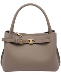 Tod's - Mini Leather Handbag - Lyst
