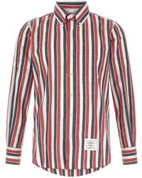 Thom Browne - Striped Button-Down Shirt - Lyst
