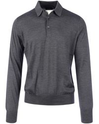 Nome - Wool Polo Shirt - Lyst