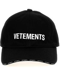 Vetements - Cotton Cap Logo - Lyst