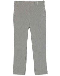 Incotex - Kimama Gingham-Pattern Straight-Leg Trousers - Lyst