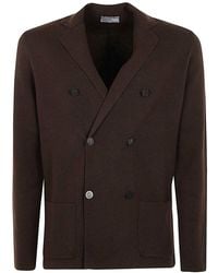 Drumohr - Double Breasted Blazer - Lyst