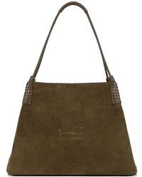 Etro - Libra L Suede Shopping Bag - Lyst