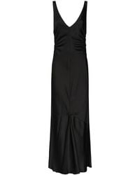 Sportmax - Long Satin Dress - Lyst