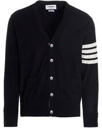 Thom Browne - 4-Bar Buttoned Cardigan - Lyst
