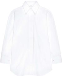 Givenchy - Backless Cotton Shirt - Lyst