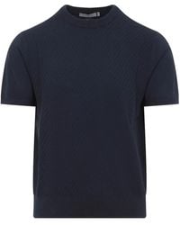 Canali - Cotton T-Shirt - Lyst