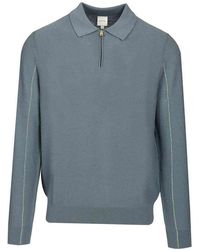 Paul Smith - Knitted Polo Shirt - Lyst
