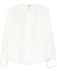 forte_forte - Bohemian Voile Shirt Cose Embroidery - Lyst