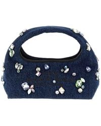 Marc Jacobs - The Gem Denim Mini Sack Handbag - Lyst