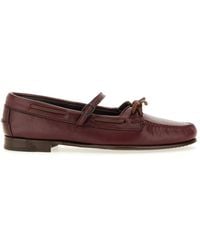 Hereu - Moccasin Mary Jane Lorea Supple Shiny - Lyst