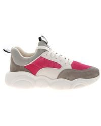 Moschino - Teddy Sneakers Featuring Velvet Detail - Lyst