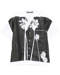 Palm Angels - Palm Tree-Print Cotton Shirt - Lyst