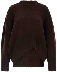 The Attico - Logo Embroidery Sweater - Lyst