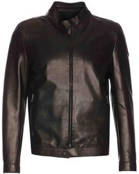 Salvatore Santoro - Leather Jacket With Zip Closure - Lyst