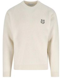 Maison Kitsuné - Merino Wool Sweater - Lyst