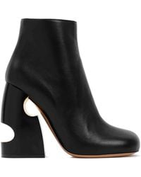 Off-White c/o Virgil Abloh - Off Pop Bulky Nappa Ankle Boot - Lyst