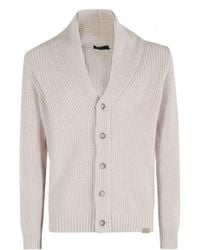 Fay - Shawl Neck Cardigan F7 - Lyst