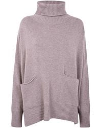 Ma'ry'ya - Poncho High Neck Mix Cash - Lyst