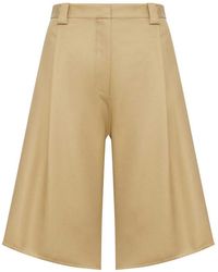 Balenciaga - Tulip-Shaped Cotton Bermuda Shorts - Lyst