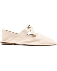 Hereu - Llasada Supple Shiny Flat Shoes - Lyst