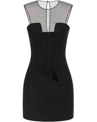 Nensi Dojaka - Tulle Insert Dress - Lyst