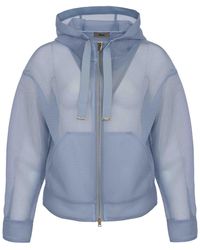 Herno - See-Through Mesh Jacket - Lyst