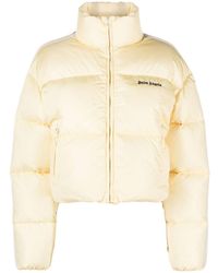 Palm Angels - Logo-Embroidered Puffer Jacket - Lyst