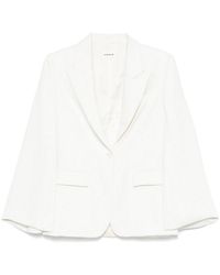 P.A.R.O.S.H. - Single-Breasted Blazer Jacket - Lyst