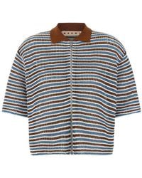 Marni - Striped Crochet Cardigan - Lyst